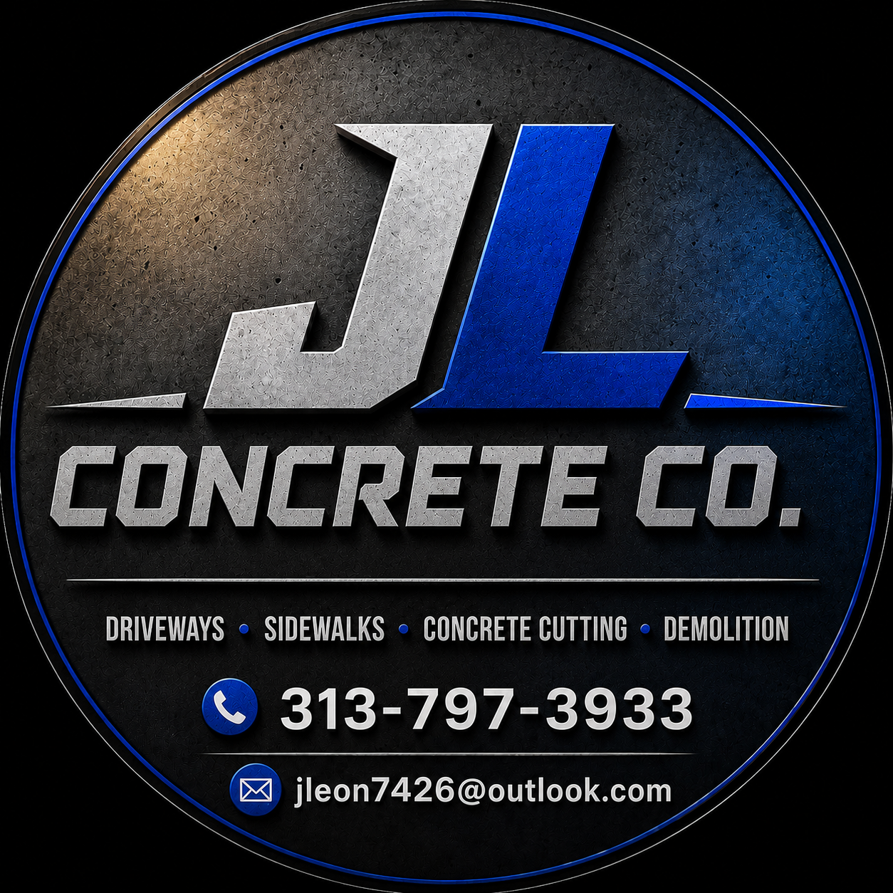 JL Concrete Co. logo
